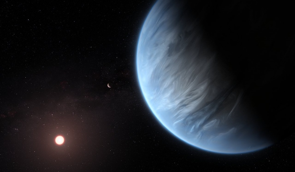 Water exoplanet spacetelescope © NASA / ESA