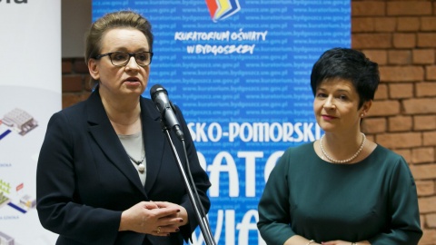 Minister edukacji Anna Zalewska we Włocławku [wideo]
