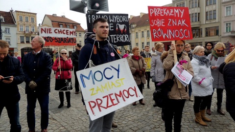 Bydgoszczanie protestowali przeciwko ingerencji w prawa kobiet