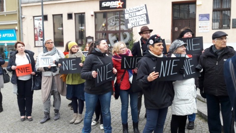 Nie przemocy - protest w Bydgoszczy