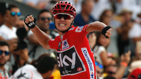 Vuelta a Espana 2017 - Froome wygrał etap i umocnił się na prowadzeniu
