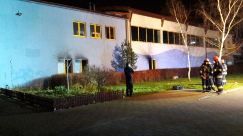Pożar w przybasenowej saunie na Osowej Górze w Bydgoszczy