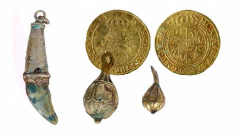 Wystawa skarbu znalezionego w bydgoskiej katedrze