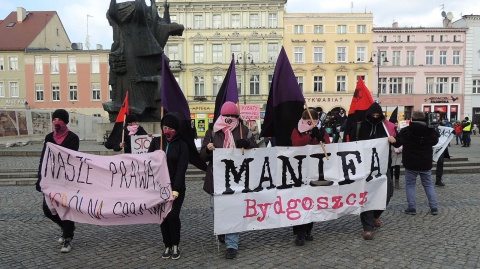 O prawach kobiet na Manifie w Bydgoszczy