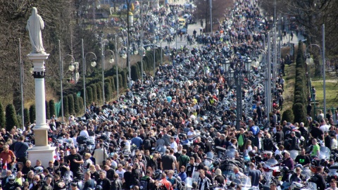 Ok. 50 tys. motocykli na zjeździe w Częstochowie