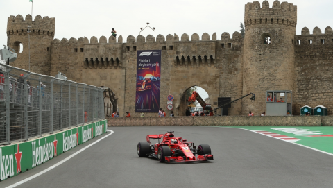 Formuła 1 - Sebastian Vettel wygrał kwalifikacje w Baku