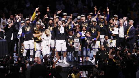 Liga NBA - mistrzowskie pierścienie dla Golden State Warriors
