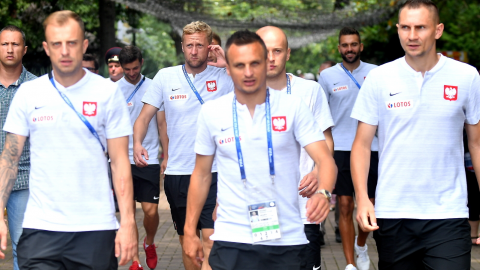 MŚ 2018 - polscy piłkarze w delfinarium