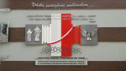 Odsłonięcie epitafium dziękczynnego w Toruniu