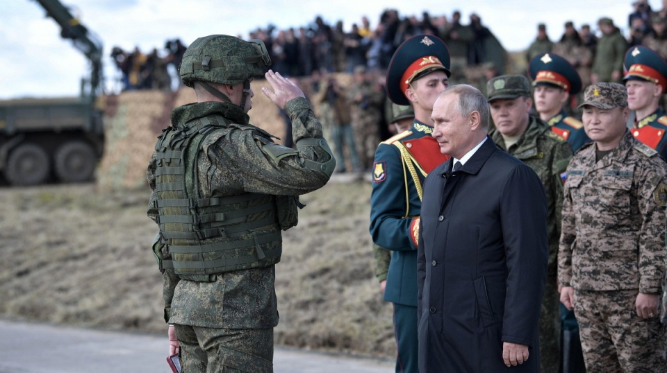 12 września Władimir Putin obserwował manewry wojskowe Wostok-2018. Fot. PAP/EPA/ALEXEY NIKOLSKY/SPUTNIK/POOL