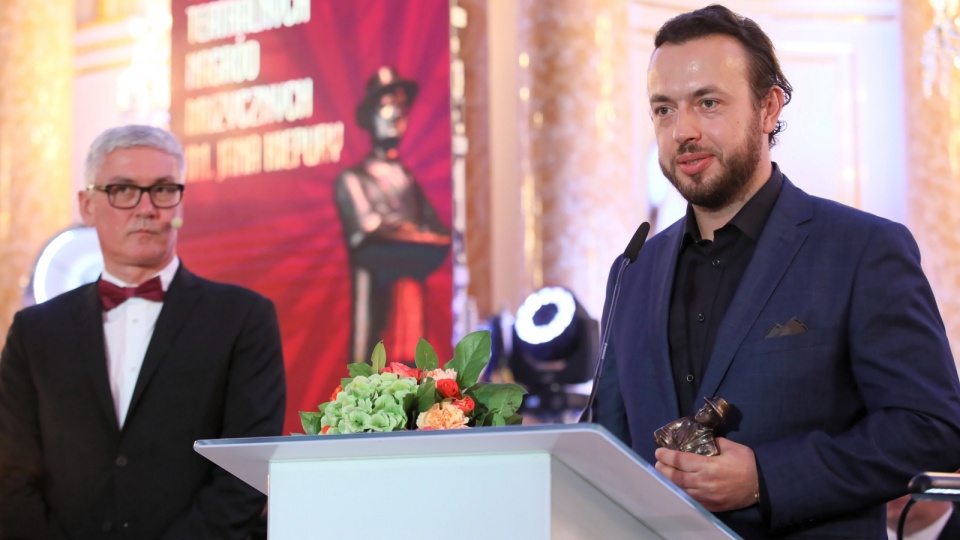 Zwycięzca w kategorii najlepszy śpiewak operowy Łukasz Goliński. Fot. PAP/Leszek Szymański