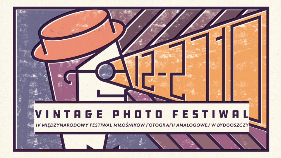 W Bydgoszczy odbędzie się już 4. edycja Międzynarodowego Festiwalu Fotografii Analogowej. Grafika: vintagephotofestival.com