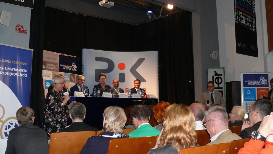 Kolejną debatę Polskiego Radia PiK zorganizowano w Akademickiej Przestrzeni Kulturalnej WSG. Fot. Adam Hibner