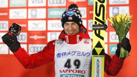 PŚ w skokach - Kamil Stoch drugi w Sapporo z rekordem skoczni