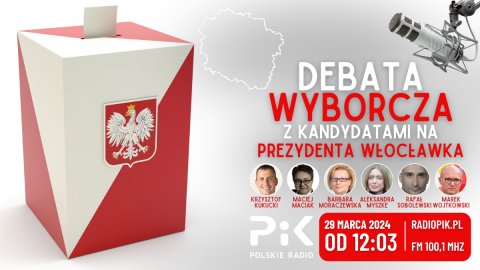 Debata wyborcza z kandydatami na prezydenta Włocławka. Słuchaj w Polskim Radiu PiK
